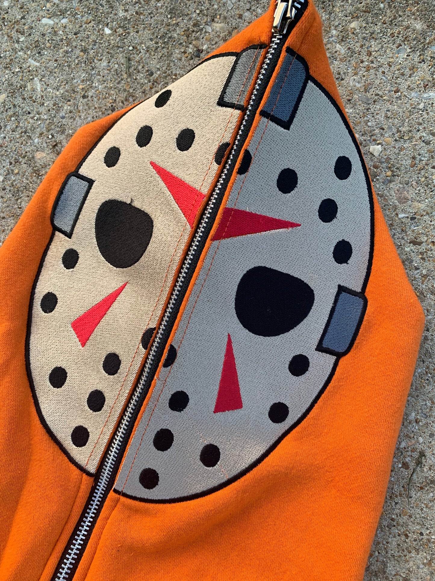 *FINAL RESTOCK* “The Money Saved Me” Orange Full-Zip Hoodie