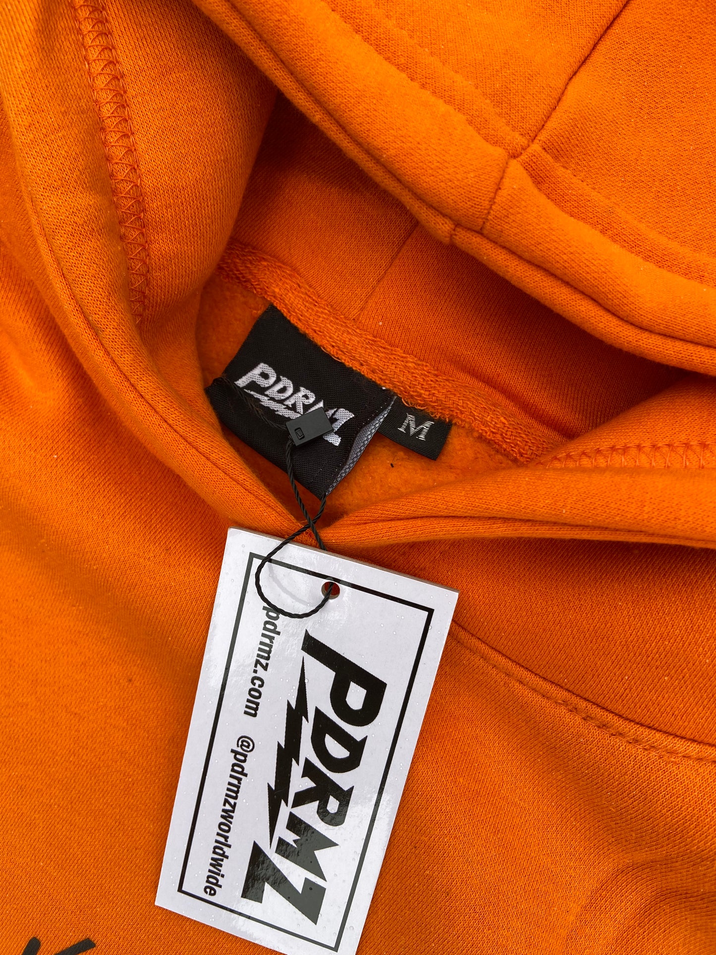 "Same Old Song" Orange Pullover Hoodie