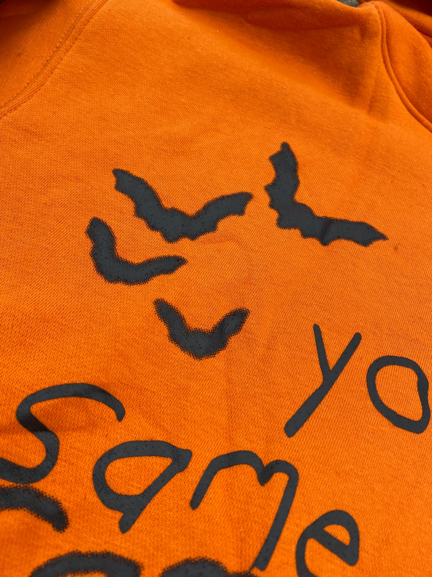 "Same Old Song" Orange Pullover Hoodie