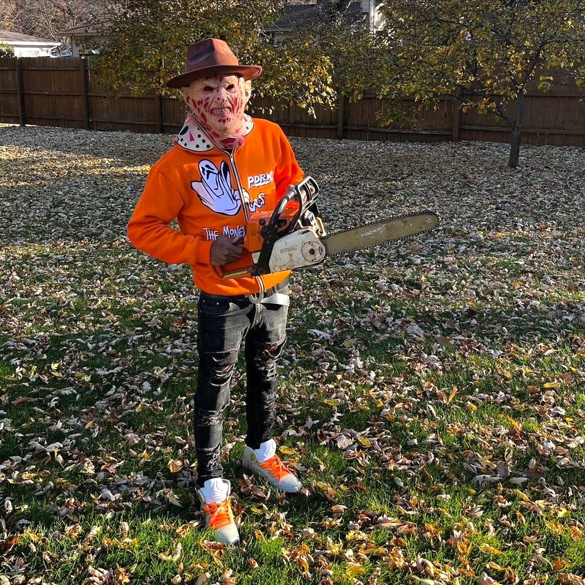 *FINAL RESTOCK* “The Money Saved Me” Orange Full-Zip Hoodie