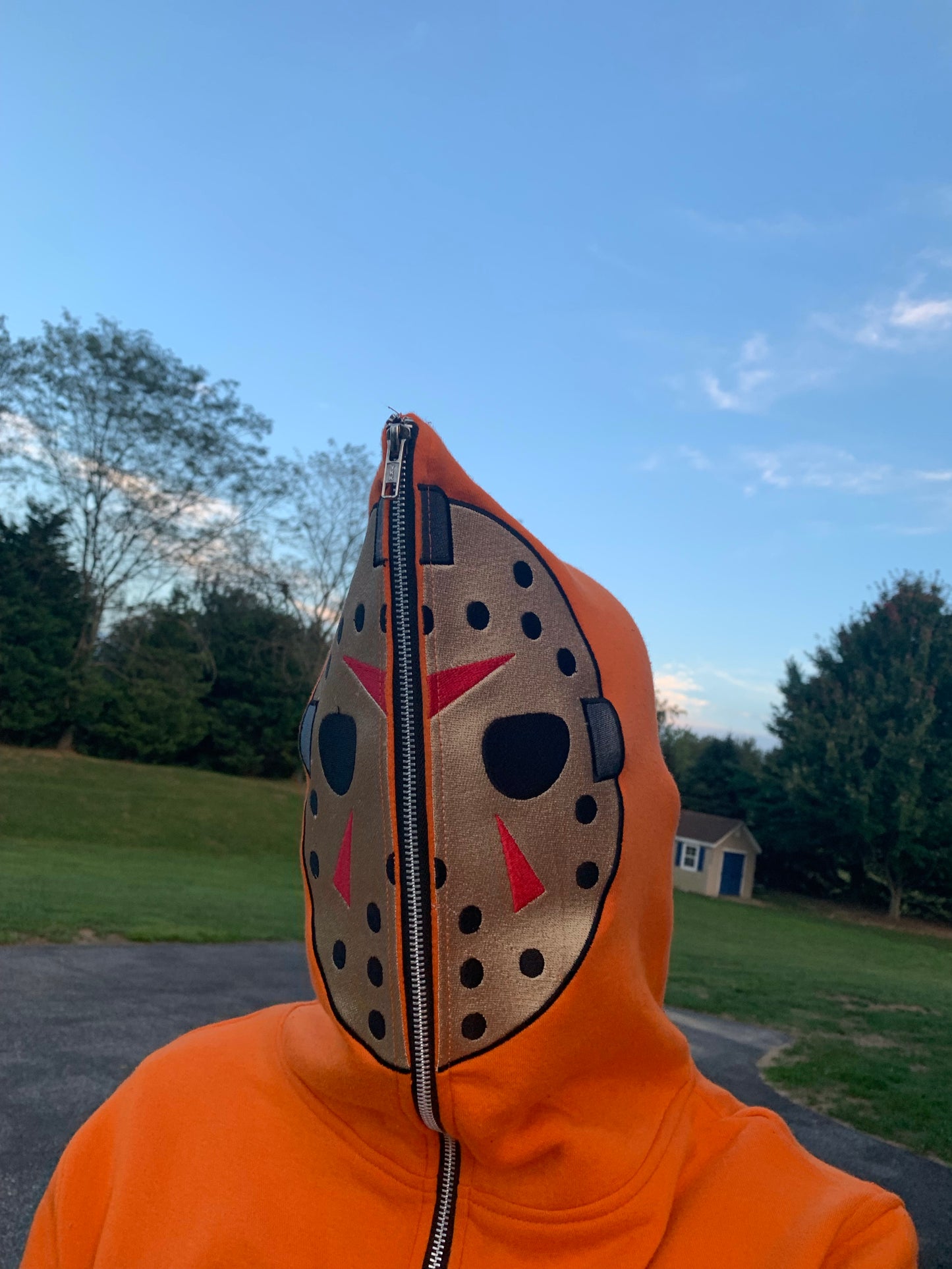 *FINAL RESTOCK* “The Money Saved Me” Orange Full-Zip Hoodie