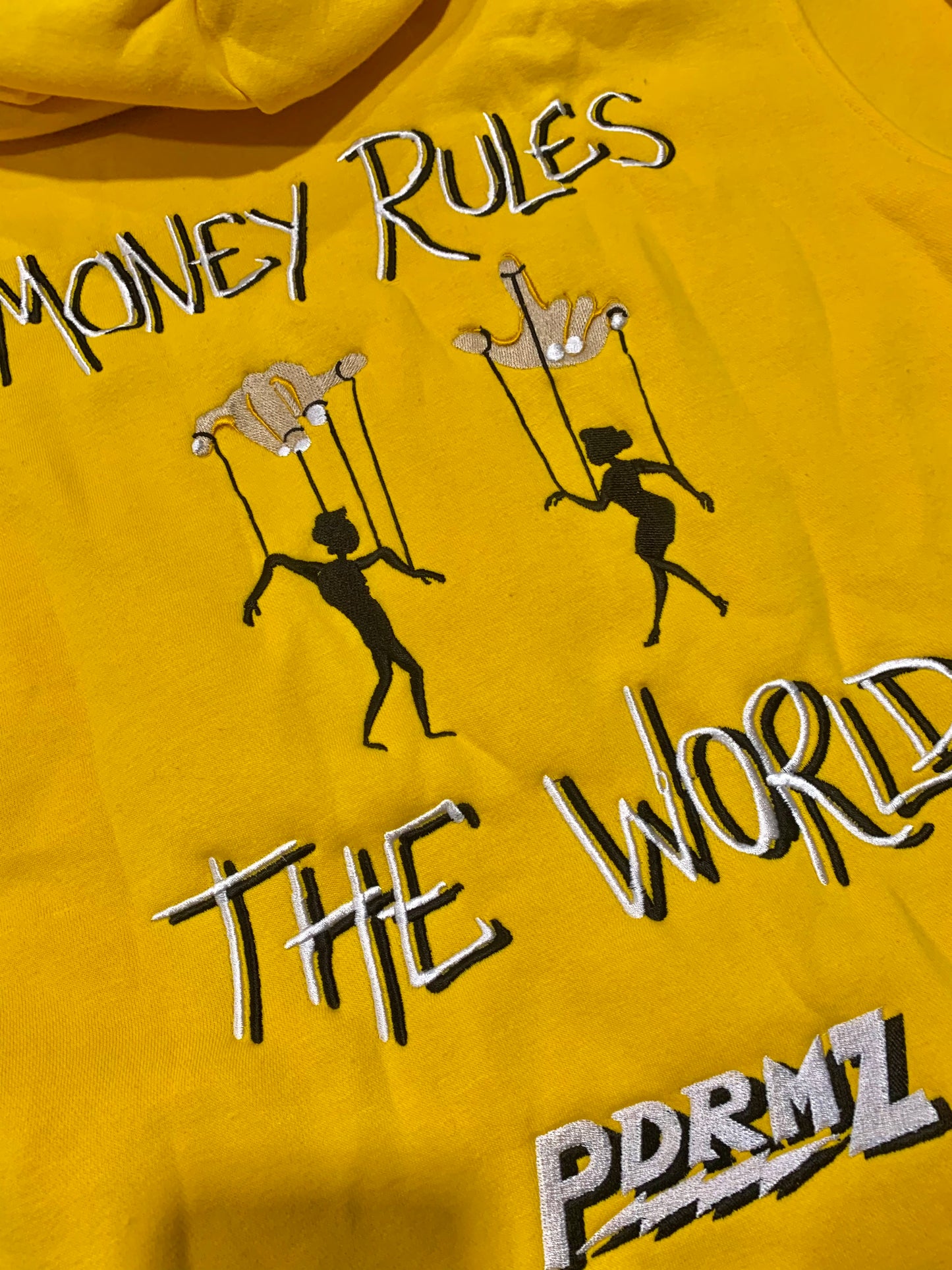 “Only Money Makes Cents” Yellow Pullover Hoodie