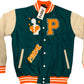 "Only Money Makes Cents" Two-Tone Varsity Jacket