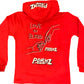 "Who Needs Love?" Red Pullover Hoodie