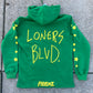 “Broken Hearts Gallery” Green Pullover Hoodie