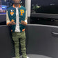 "Only Money Makes Cents" Two-Tone Varsity Jacket