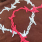 “Spider-Web” Brown Pullover Hoodie
