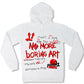 “No More Boring Art” White Pullover Hoodie