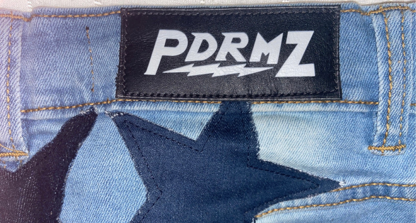 PDRMZ Men’s Stretch Skinny Star Denim