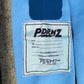 “Do Not Disturb” Baby Blue Patchwork Hoodie