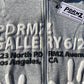 “6/25 Gallery” Grey Zip-Up Puff Print Hoodie