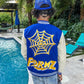 “Spider Web” Two-Tone Varsity Jacket