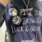 *FINAL RESTOCK* “Luck & Failure” Black Pullover Hoodie