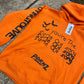"Same Old Song" Orange Pullover Hoodie