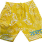 Yellow Heavyweight Mesh Bandana Shorts